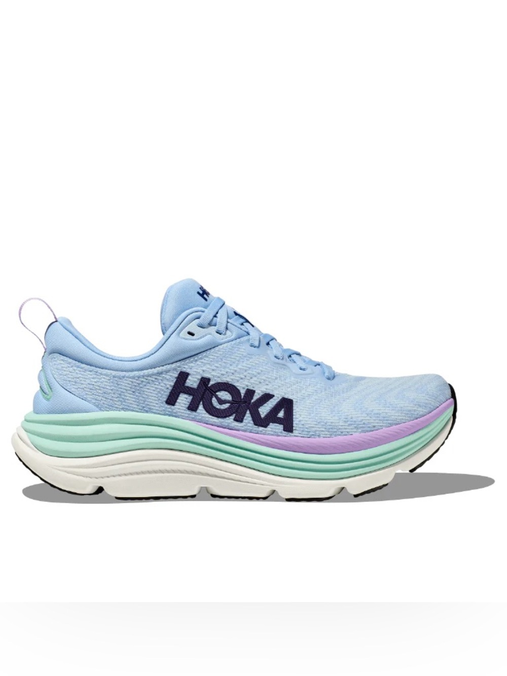 HOKA Gaviota 5 Women's Running Shoes Size 7.5 Airy Blue Colorway